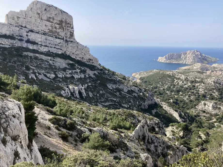 Blick auf die Calanques