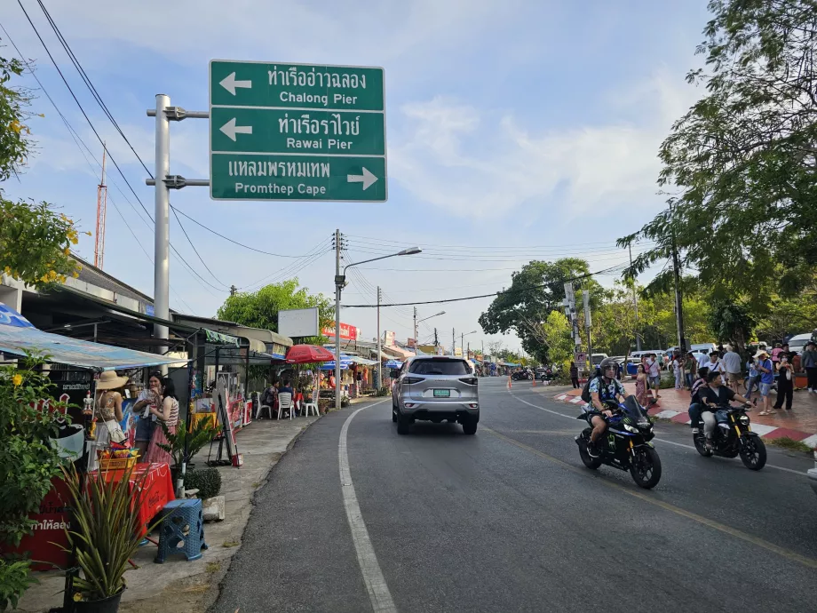 Straßenschilder, Thailand