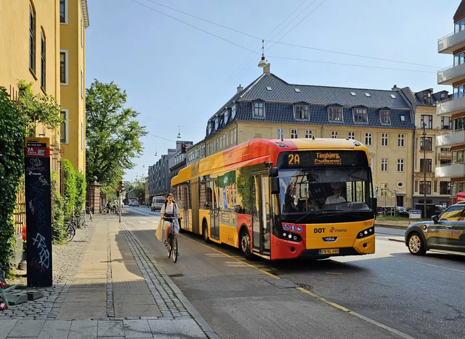 Bus der öffentlichen Verkehrsmittel in Kopenhagen