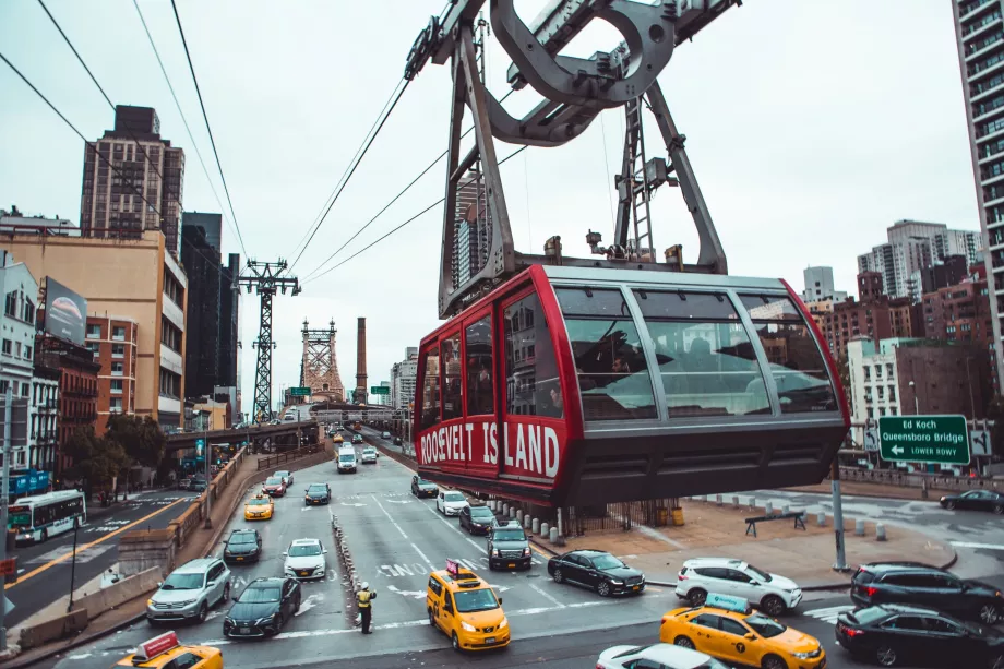 Seilbahn nach Roosevelt Island in NYC