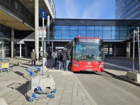 Bus stop direction Märsta