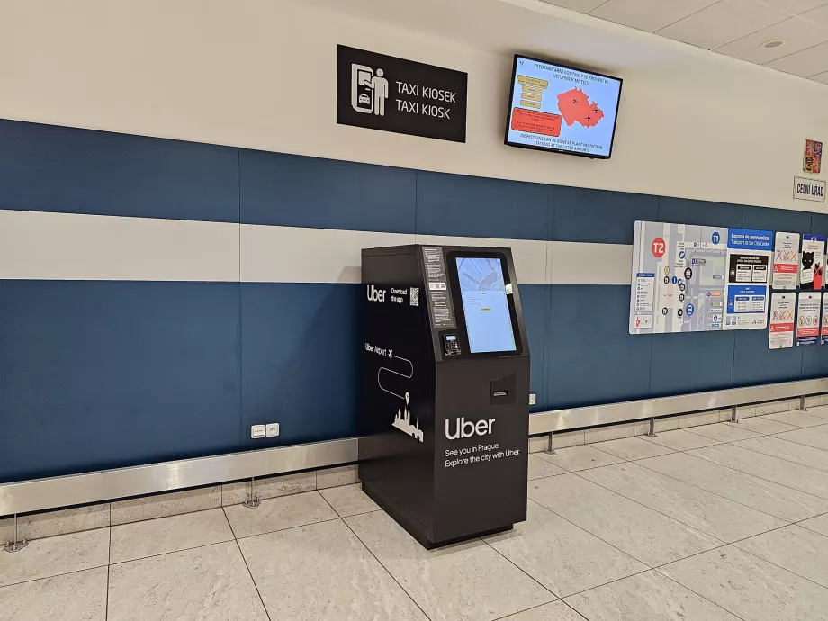 Kiosk für UBER-Bestellungen