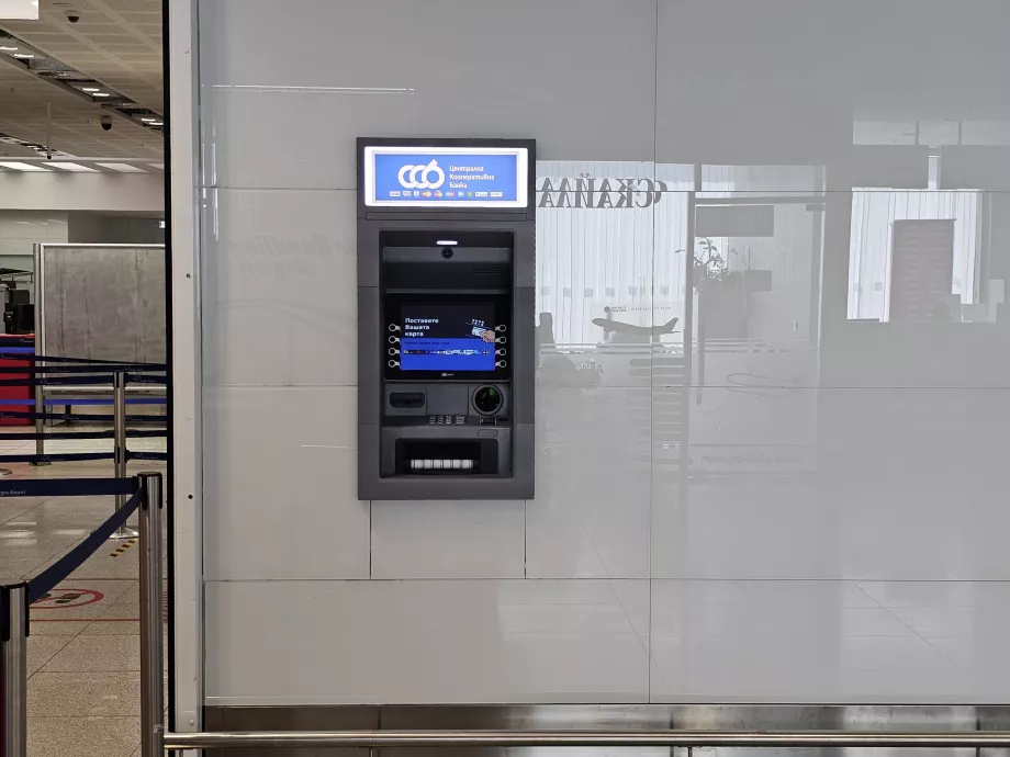 ATM an der Sicherheitskontrolle