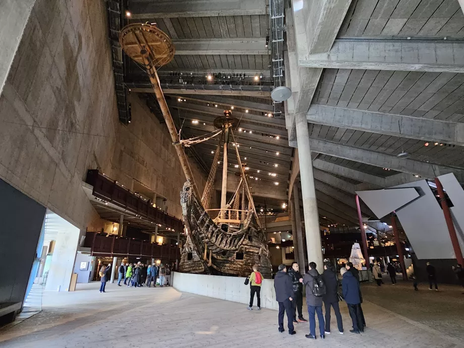 Schiff im Vasa-Museum