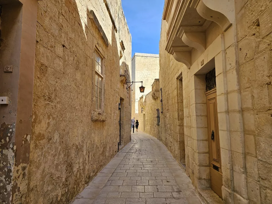 Die Straßen der Altstadt von Mdina