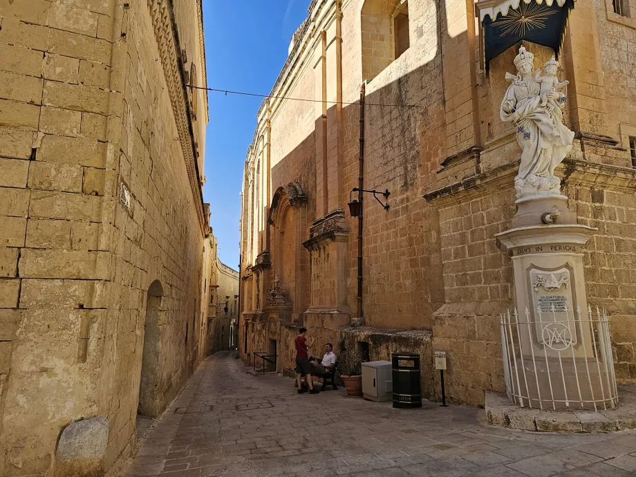 Die Straßen der Altstadt von Mdina