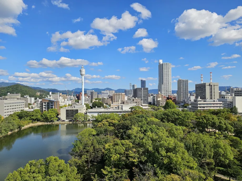 Blick von der Burg Hiroshima