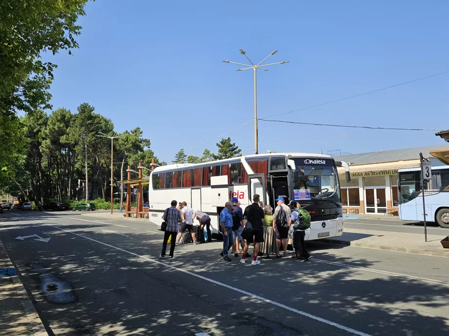 Langstreckenbus Richtung Varna