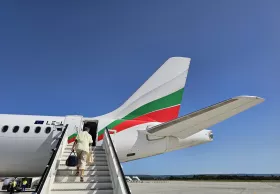 Einsteigen, Bulgaria Air