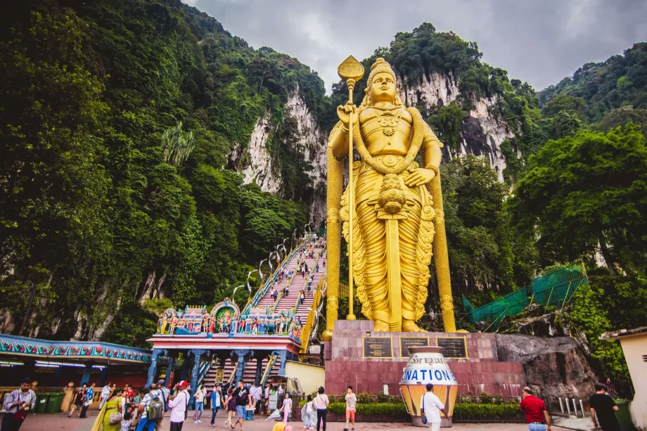 Statue des Gottes Murugan