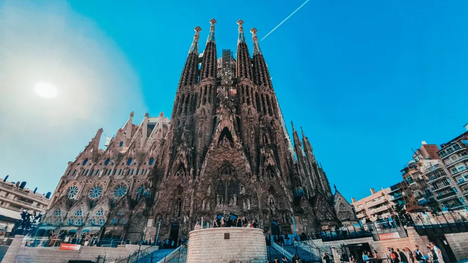 Fassade der Sagrada Família