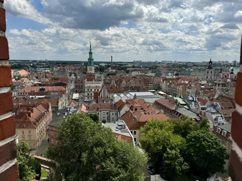 Blick vom Königsschloss in Poznan