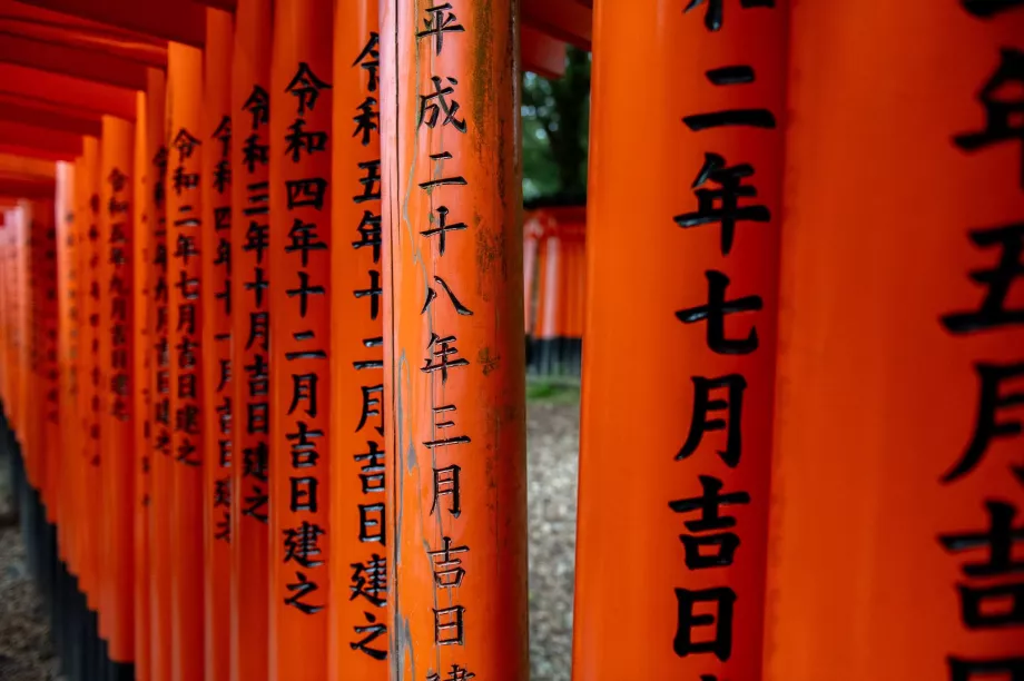 Detail des Torii-Tors