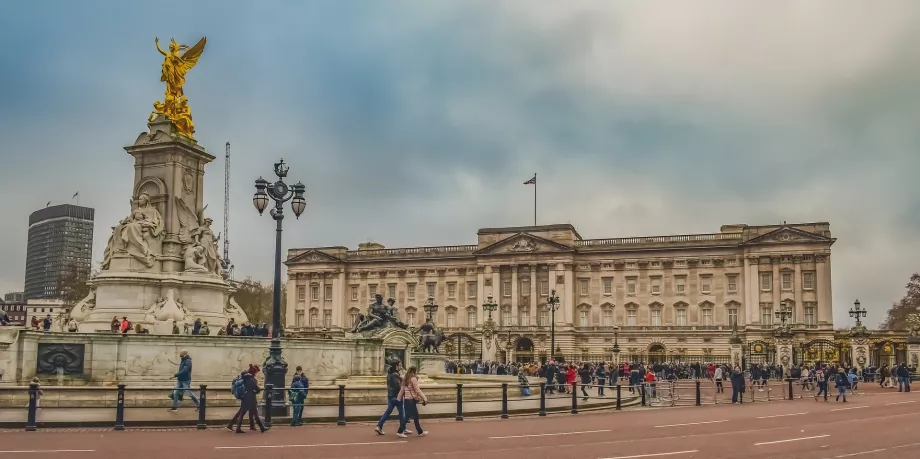 Gesamtansicht des Buckingham Palace