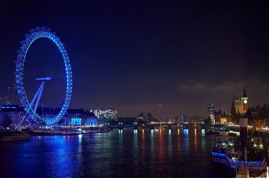 Nacht London Eye