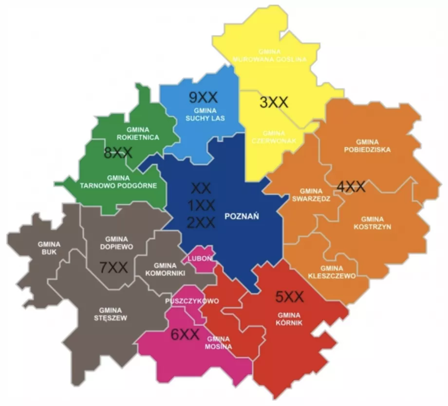 Nummerierung der Linien des öffentlichen Nahverkehrs in Poznan