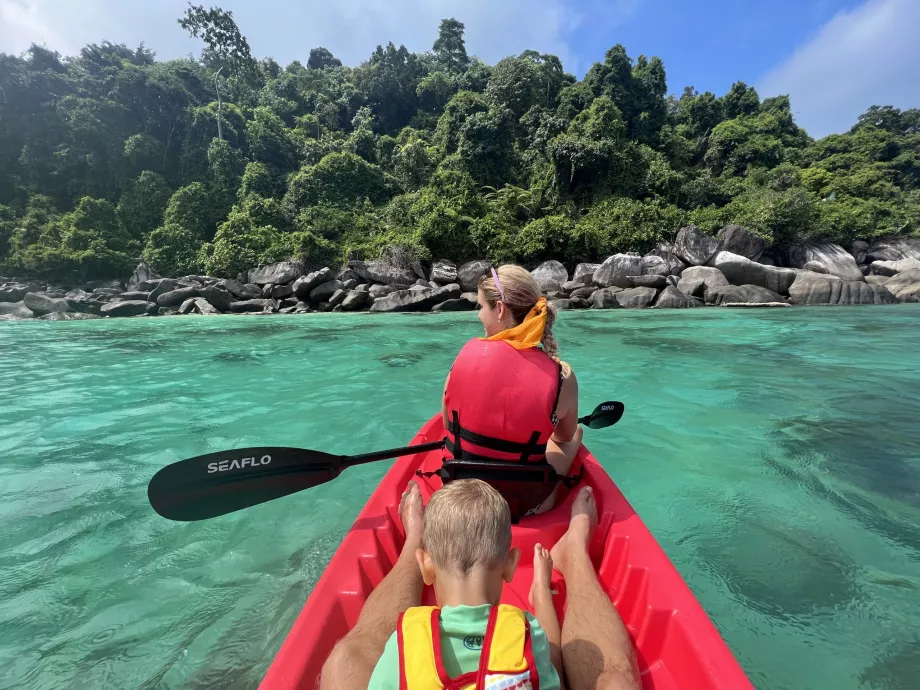 Kajak auf Tioman