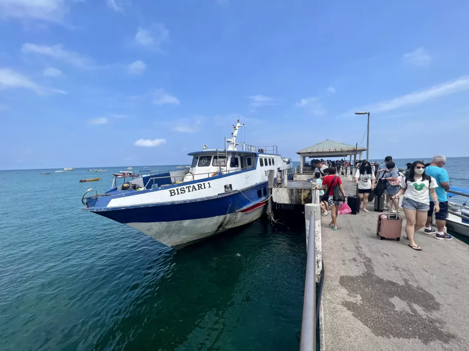 Blauwasserboot Bistari auf Tioman