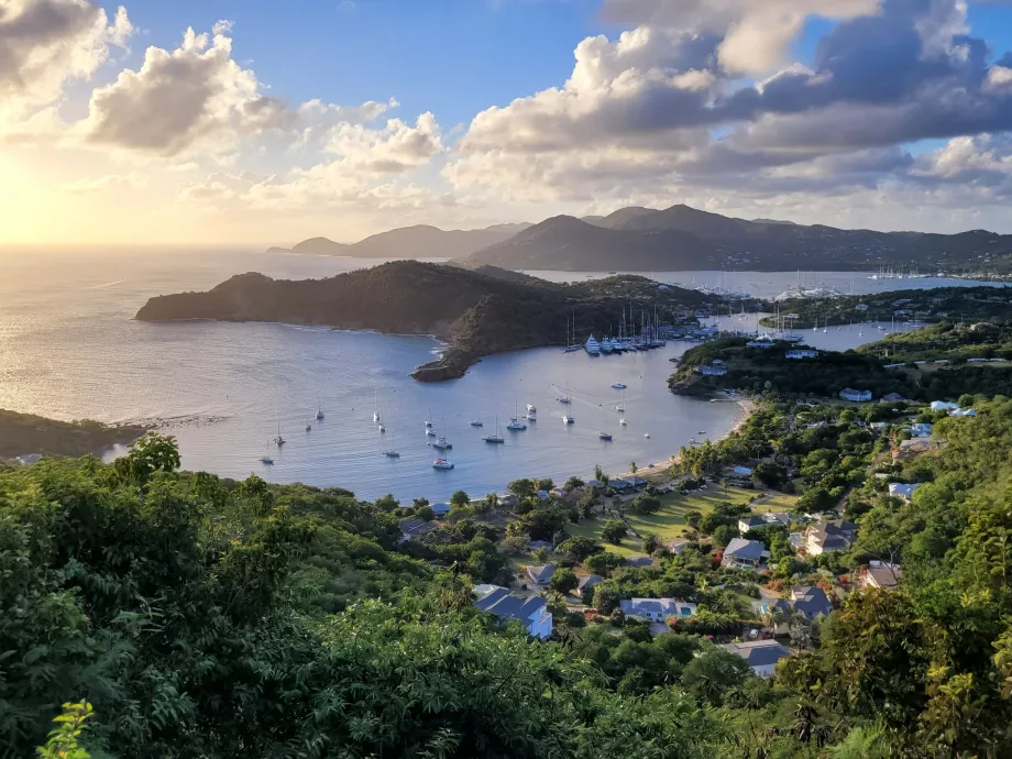 Shirley Heights, Aussicht vom Lookout